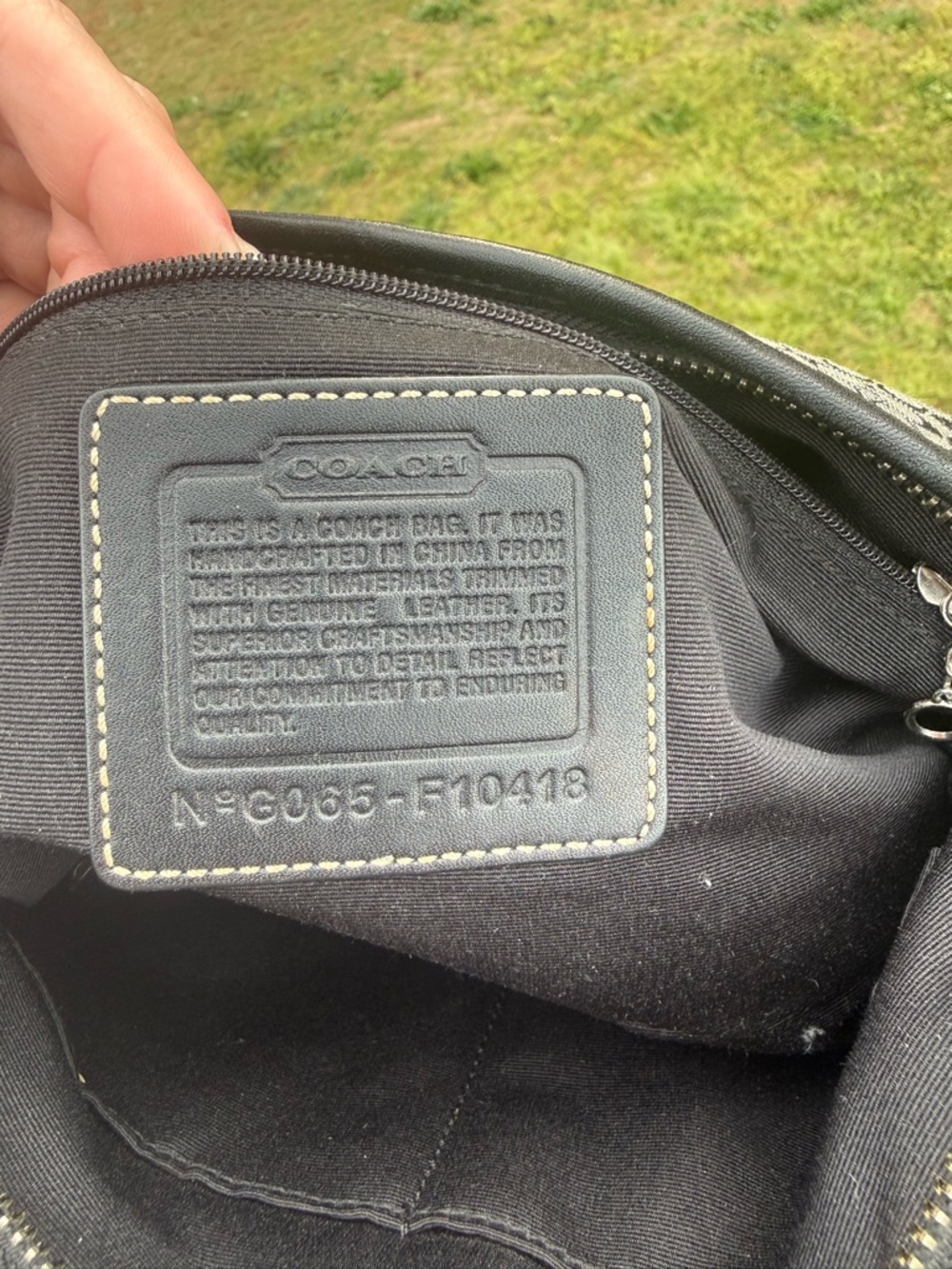 Coach Mini Signature Shoulder Bag - Picture 7 of 7
